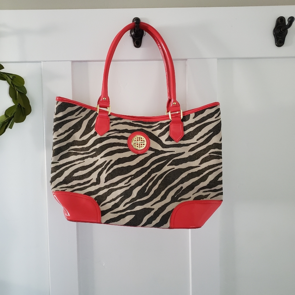 Kate Landry zebra print bag